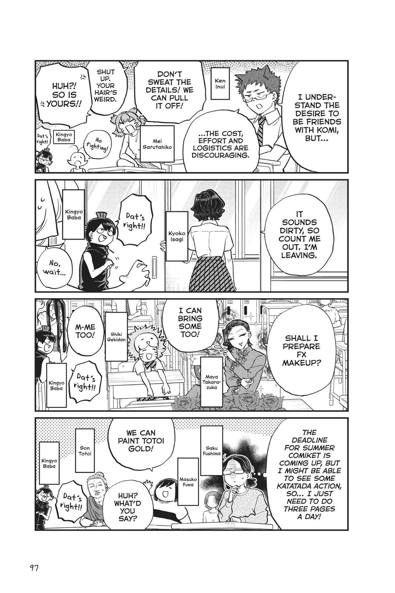 Komi Can’t Communicate, Chapter 188 image 3